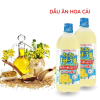 Dầu ăn hạt cải Ajinomoto Nhật Bản 1kg